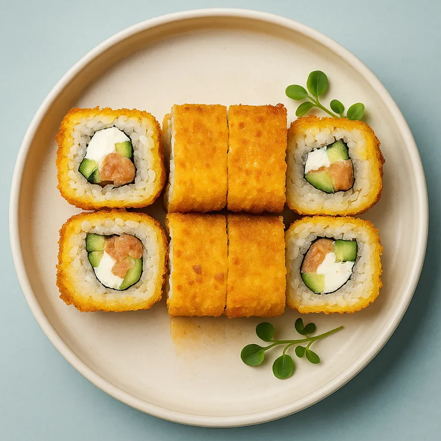 Темпура с лососем 